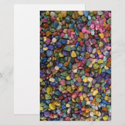 Colorful Smooth Shiny Rocks and Pebbles (Front/Back)
