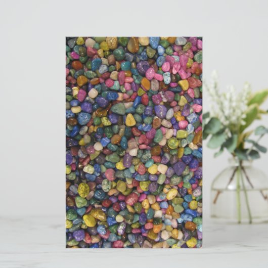 Colorful Smooth Shiny Rocks and Pebbles (Standing Front)