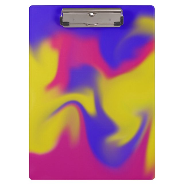 Colorful Smudge Clipboard (Front)