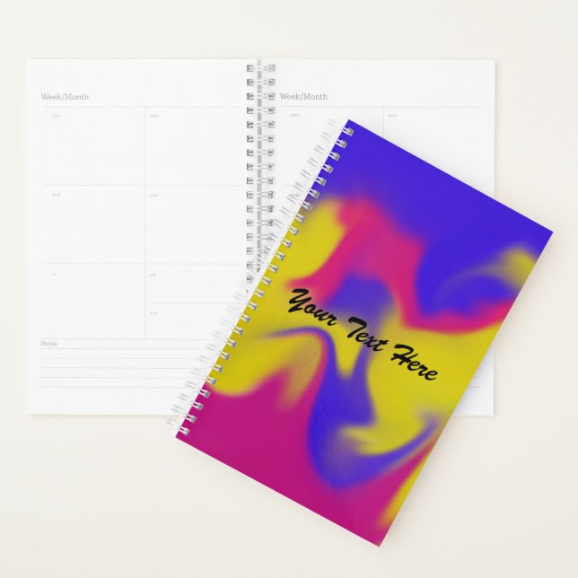 Colorful Smudge Planner (Display)