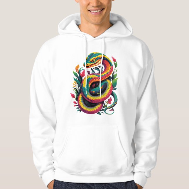 Colorful Snake Hoodie (Front)