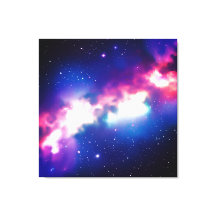 Colorful Snake Nebula Galaxy Stretched Canvas