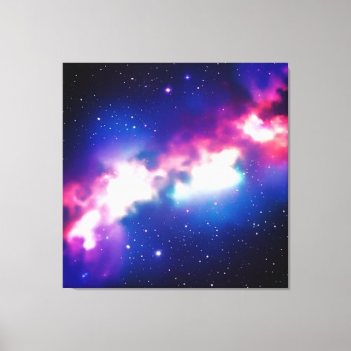 Colorful Snake Nebula Galaxy Stretched Canvas 