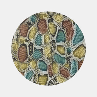 Colorful snake skin: seamless design. rug
