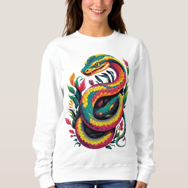 Colorful Snake Sweatshirt (Front)