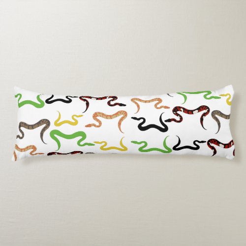 Colorful Snakes Python Reptile Pattern Body Pillow