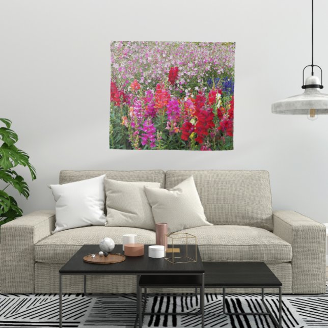Colorful Snapdragon Garden Floral Tapestry (Creator Uploaded)