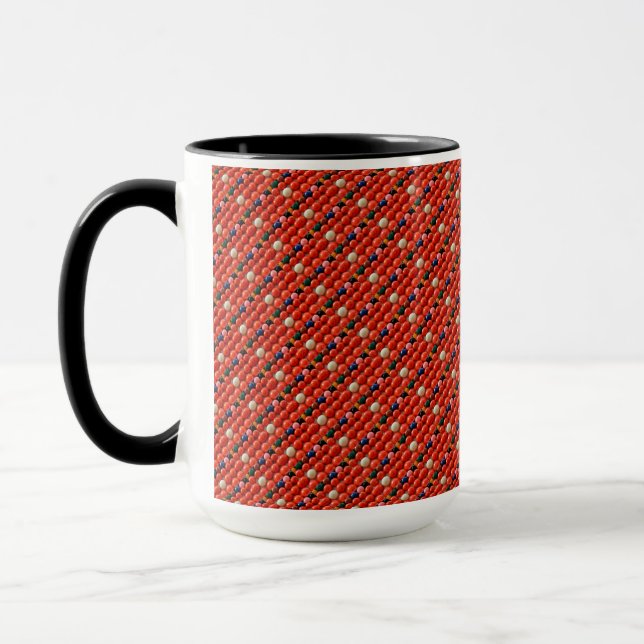 Colorful Snooker Balls, Mug (Left)