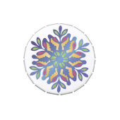 Colorful Snowflake Candy Tin (Top)