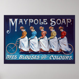 Colorful Soap Advertisement Poster