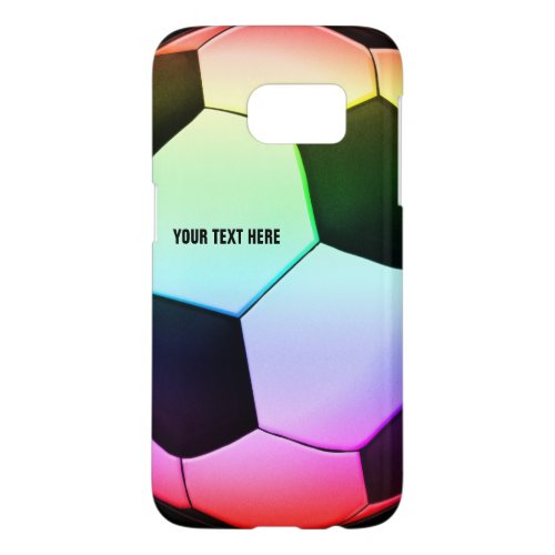 Colorful Soccer Ball Samsung Galaxy S7 Case