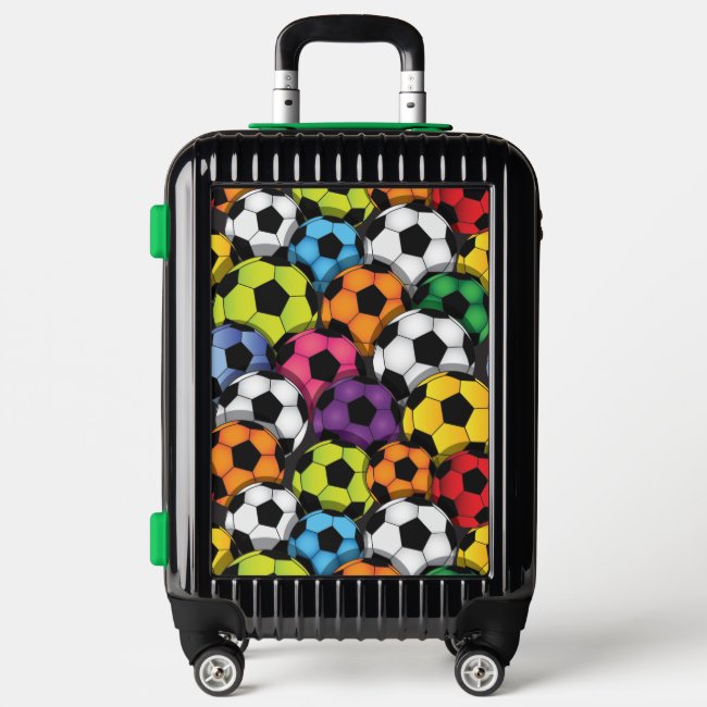 Colorful Soccer Balls Design UGObag Carry-On Bag