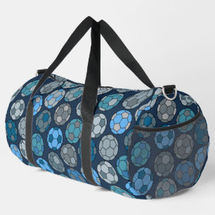 Colorful Soccer Pattern Duffle Bag