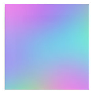 Colorful Soft Gradient Acrylic Print