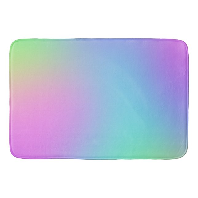 Colorful Soft Gradient Bath Mat (Front)