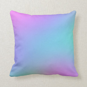 Colorful Soft Gradient Throw Pillow