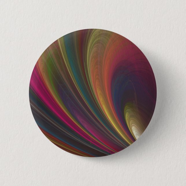 Colorful Soft Sand Waves Button (Front)
