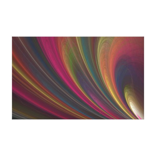 Colorful Soft Sand Waves Stretched Canvas Prints