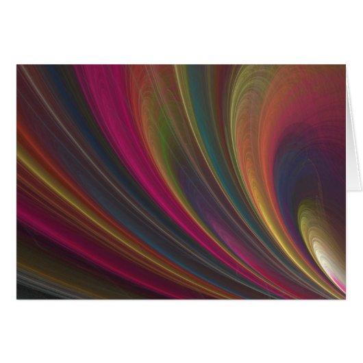 Colorful Soft Sand Waves Cards (Front Horizontal)