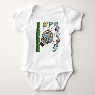 Colorful Solar System Hand-Drawn Chart – Kids Lear Baby Bodysuit