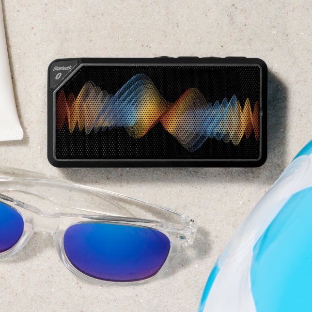 Colorful Sound Waves Bluetooth Speaker (Insitu(Beach))