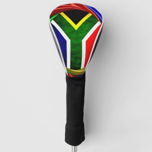 Colorful South Africa Flag Golf Head Cover