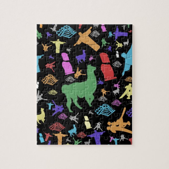 Colorful South America Jigsaw Puzzle (Vertical)