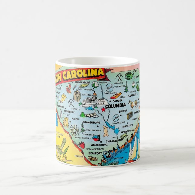 Colorful South Carolina Mug (Center)