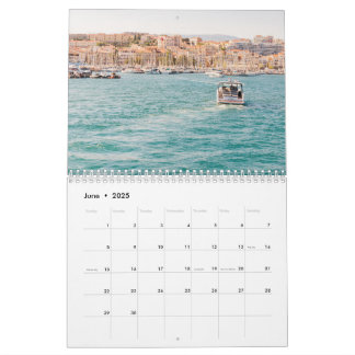 Colorful South France Home Decor Calendar