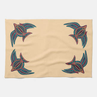 Colorful South Seas Art Kitchen Towel
