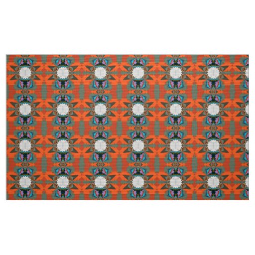 Colorful South Western Geometric Pattern Fabric