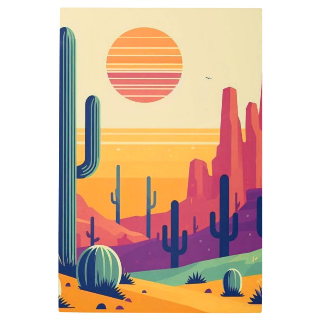 Colorful southwestern desert art (Front)