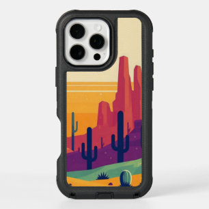 Colorful southwestern desert art iPhone 16 pro max case
