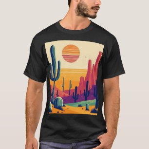 Colorful southwestern desert art T-Shirt