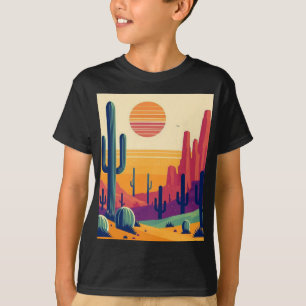 Colorful southwestern desert art T-Shirt