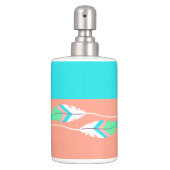 Colorful Southwestern Feathers Bathroom Sink Set (Front)