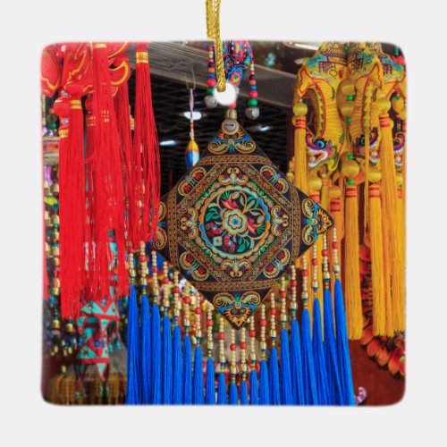 Colorful souvenirs in a shop China Ceramic Ornament