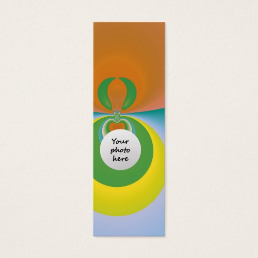 Colorful Space Custom Bookmark (Front)