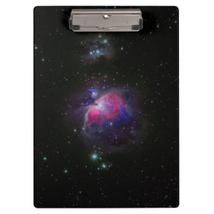 Colorful Space Galaxy Stars Clipboard