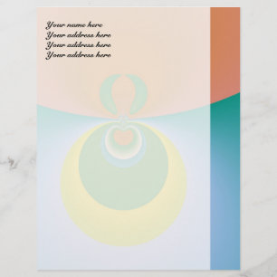 Colorful Space Letterhead