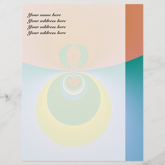 Colorful Space Letterhead (Front)