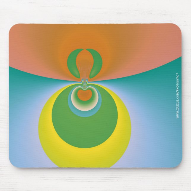 Colorful Space Mouse Pad (Front)