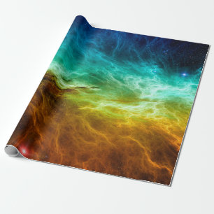 Colorful space nebula background,abstract,astronom wrapping paper