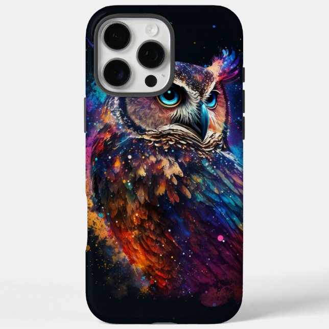 Colorful Space Owl                                 Case-Mate iPhone Case (Back)