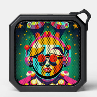 Colorful Space Person Pop Art Bluetooth Speaker