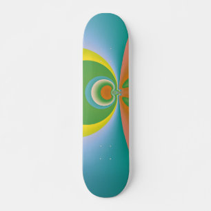 Colorful Space Skateboard Deck