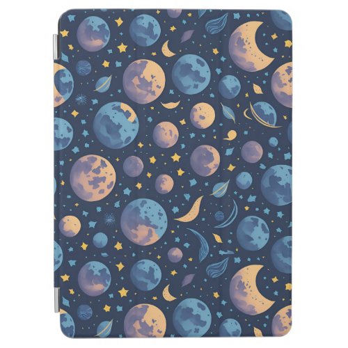 Colorful Space Themed iPad Air Cover