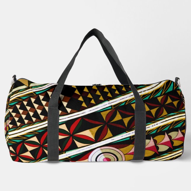 Colorful Spanish Ceiling Duffle Bag (Front)