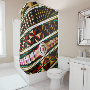 Colorful Spanish Ceiling  Shower Curtain