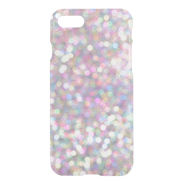 Colorful Sparkles iPhone 7 Case (Back)